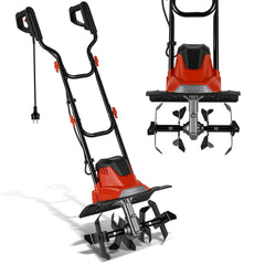 Ikodm Elektrische Gartenfräse Bodenfräse 1050W 380 U/min