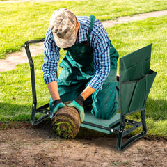 Ikodm 2 in 1 Kniebank für Gartenarbeit Gartenhocker klappbar
