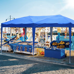 Ikodm Pop-Up Pavillon Gazebo mit Zentralverriegelung 3x6m