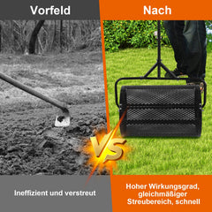 Ikodm Kompoststreuer Saatgutstreuer 75L