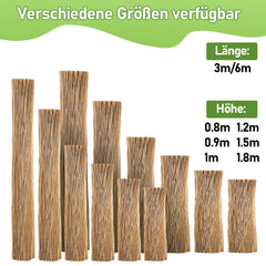 Ikodm Schilfrohrmatte Sichtschutz Naturzaun