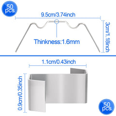 Ikodm Doppelstegplatte 4mm 14 Stück für Gewächshaus mit W-Clips und Z-Clips