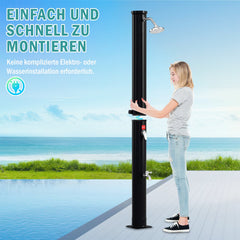Ikodm 20L Solardusche mit Duschkopf