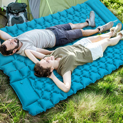Ikodm Schlafmatte Camping selbstaufblasend Fußpresse