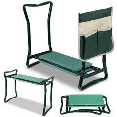 Ikodm 2 in 1 Kniebank für Gartenarbeit Gartenhocker klappbar