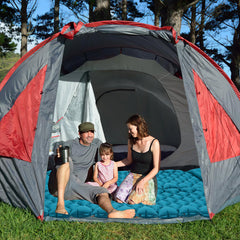 Ikodm Schlafmatte Camping selbstaufblasend Fußpresse