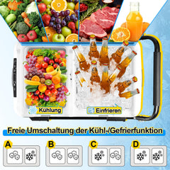 Ikodm Kompressor Kühlbox Auto Kühlschrank 50L APP