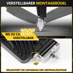 Ikodm 48W LED Arbeitsscheinwerfer 12V Zusatzscheinwerfer 4320LM