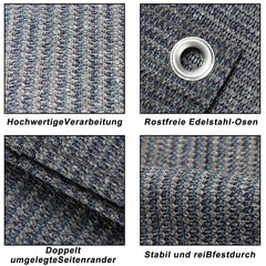 Ikodm Campingteppich Vorzeltteppich HDPE