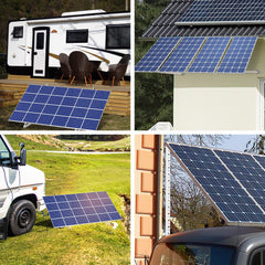 Ikodm Solarpanel PV Halterung 104cm 0°-90° 2/4 Stück