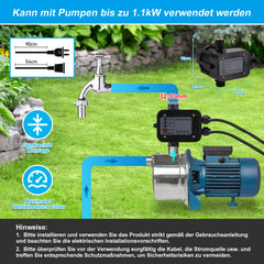 Ikodm Pumpenschalter Druckschalter 10 bar