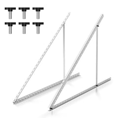 Ikodm Solarpanel PV Halterung 104cm 0°-90° 2/4 Stück