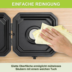 Ikodm Campingkocher 2-in-1 Gascampingherd Faltbarer