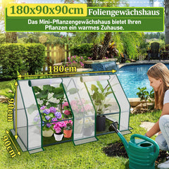 Ikodm Gewächshaus Tomatengewächshaus 180cm×90cm×90cm