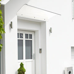 Ikodm Vordach für Haustür 40x80cm Unsichtbare Überdachung