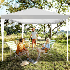 Ikodm Partyzelt Pavillon 3x3m Wasserdicht mit Seitenteilen