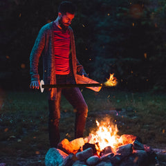 Ikodm Fackel Wachsfackel für Outdoor Brennzeit 90 min
