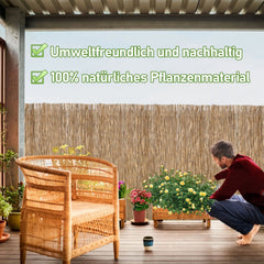 Ikodm Schilfrohrmatte Sichtschutz Naturzaun