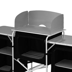 Ikodm Campingküche Campingschrank Alu 5 Fächer