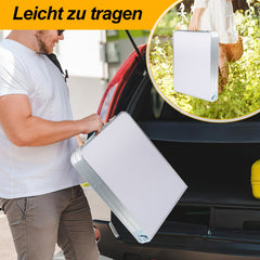 Ikodm Campingtisch Campingschrank Faltbar 2 Fächer