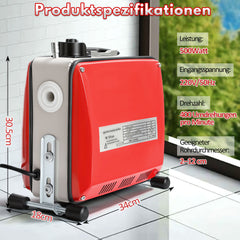 Ikodm Rohrreinigungsmaschine 500W Elektrische Abflussreiniger für 20–120mm Rohre