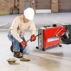 Ikodm Rohrreinigungsmaschine 500W Elektrische Abflussreiniger für 20–120mm Rohre