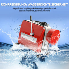 Ikodm Rohrreinigungsmaschine 500W Elektrische Abflussreiniger für 20–120mm Rohre