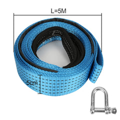 Ikodm Abschleppseil Notfall-Abschleppgurt 5 cm x 5 m