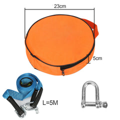 Ikodm Abschleppseil Notfall-Abschleppgurt 5 cm x 5 m