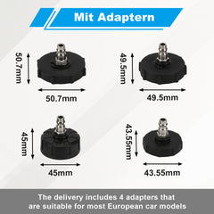 Ikodm Bremsenentlüftungsgerät 3L mit E20-Adapter und Auffangflasche