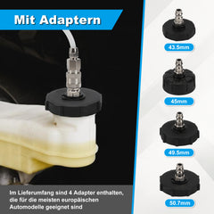 Ikodm Bremsenentlüftungsgerät 3L mit E20-Adapter und Auffangflasche