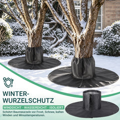 Ikodm Palmenwurzelschutz, 2 Stück, Ø 100 cm, Winterschutz mit Alufolie