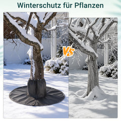 Ikodm Palmenwurzelschutz, 2 Stück, Ø 100 cm, Winterschutz mit Alufolie