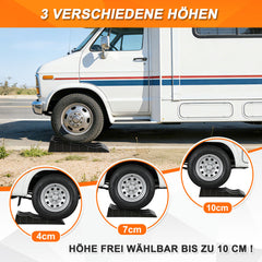 Ikodm Auffahrkeile für Wohnmobil 2er Set