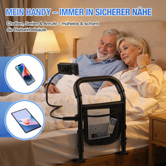 Ikodm Aufstehhilfe Bett mit Handyhalter