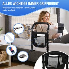 Ikodm Aufstehhilfe Bett mit Handyhalter