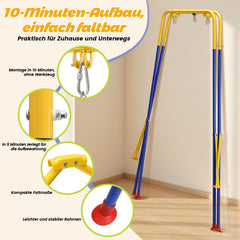 Ikodm Babyschaukel & türhopser Baby 4-in-1 Set mit Gestell - Kinderschaukel