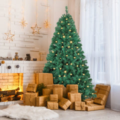 Ikodm Künstlicher Weihnachtsbaum mit Beleuchtung