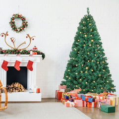 Ikodm Künstlicher Weihnachtsbaum mit Beleuchtung