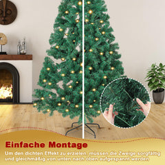 Ikodm Künstlicher Weihnachtsbaum mit Beleuchtung