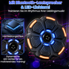 Ikodm Bluetooth Musik-Boxmaschine mit LED, Zählfunktion & Wandmontage