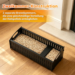 Ikodm Pellet Brennkorb Kaminofen Brennkorb Metall