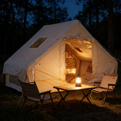 Ikodm Aufblasbares Campingzelt mit Dachfenster 6.3㎡