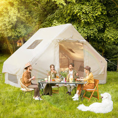 Ikodm Aufblasbares Campingzelt mit Dachfenster 6.3㎡