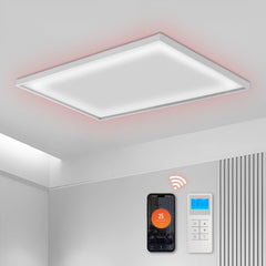 Ikodm Infrarotheizung Elektroheizer Decke WIFI 360/770W
