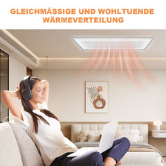 Ikodm Infrarotheizung Elektroheizer Decke WIFI 360/770W