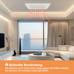 Ikodm Infrarotheizung Elektroheizer Decke WIFI 360/770W