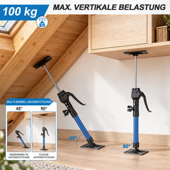 Ikodm Deckenstütze 2er Set, bis 100 kg pro Stütze, Metall