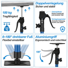 Ikodm Deckenstütze 2er Set, bis 100 kg pro Stütze, Metall