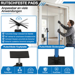Ikodm Deckenstütze 2er Set, bis 100 kg pro Stütze, Metall